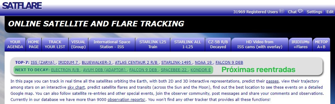 reentradas atmosféricas